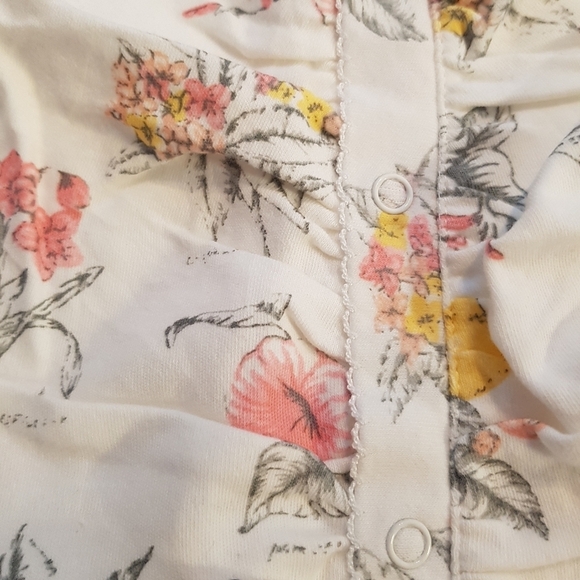 Vaenait girls Large romper floral print, ruffle butt - Picture 2 of 5